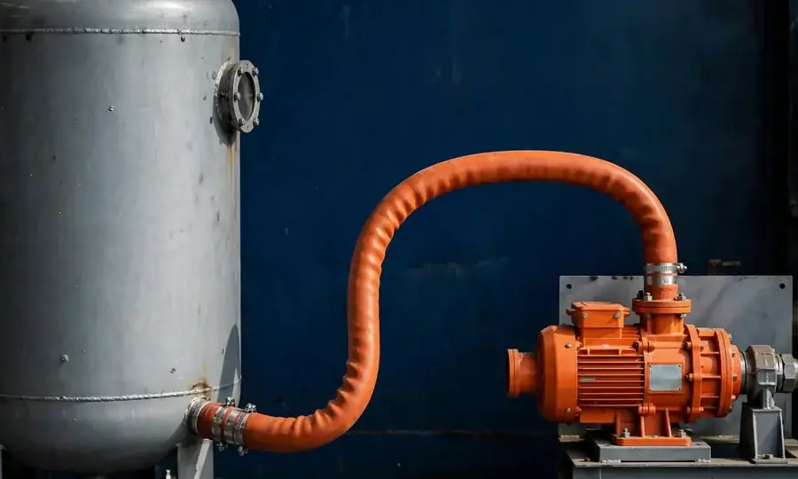 Basement oil tank with fuel line to a Brooklyn oil burner