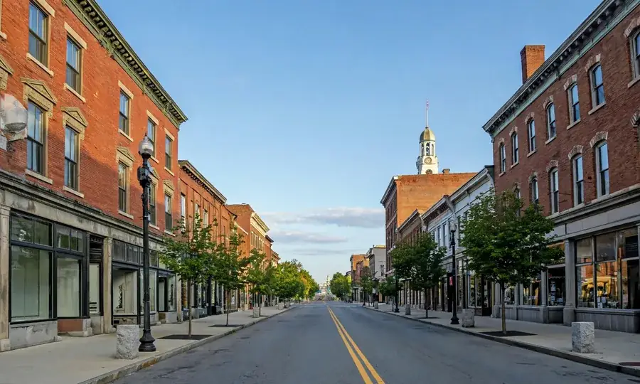 Main street in Brockton Massachusetts