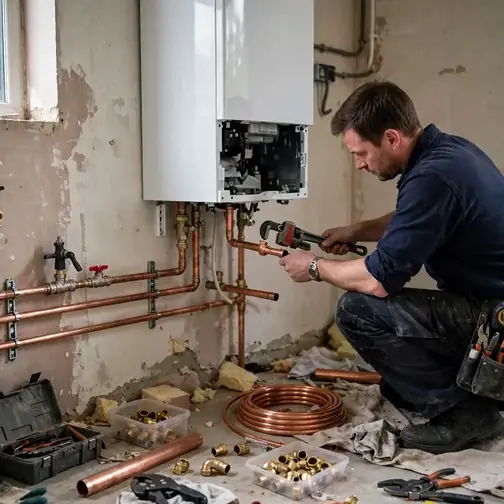 Boiler replacement assessment in a Hummelstown Pennsylvania borough home